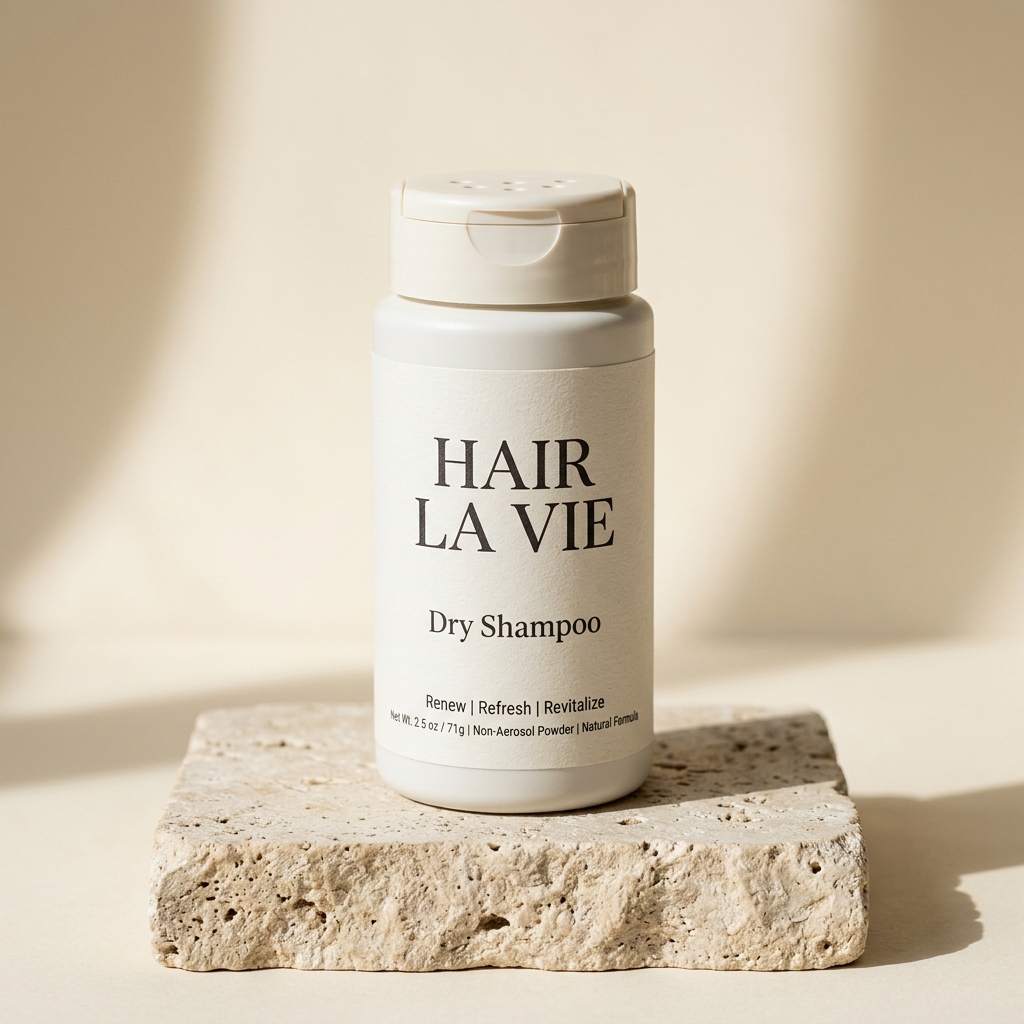 Dry Shampoo bottle mockup
